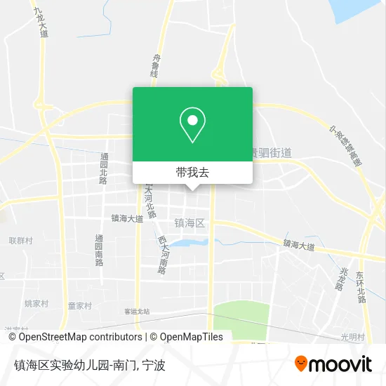 镇海区实验幼儿园-南门地图