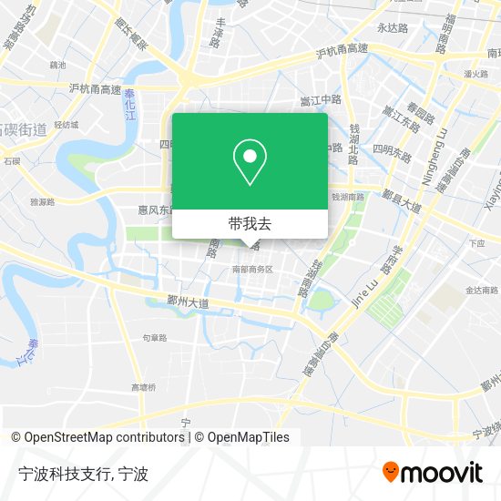 宁波科技支行地图