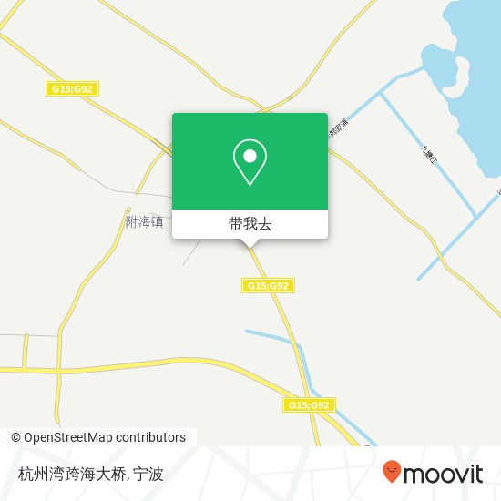 杭州湾跨海大桥地图