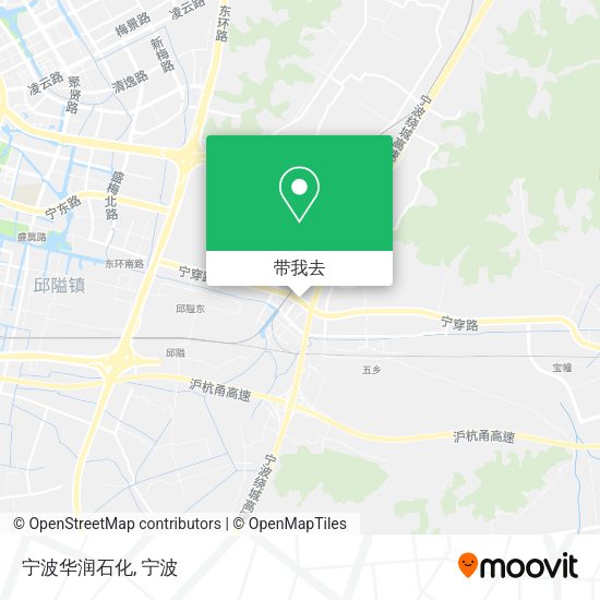 宁波华润石化地图