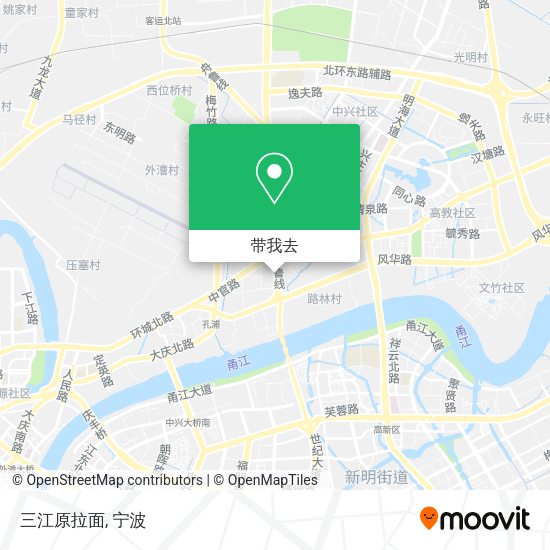 三江原拉面地图