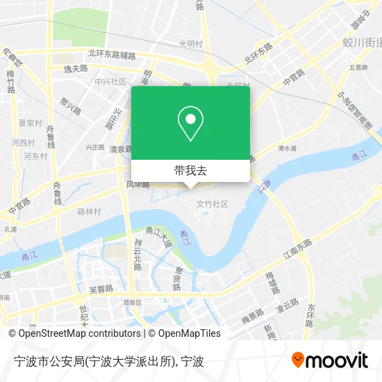 宁波市公安局(宁波大学派出所)地图
