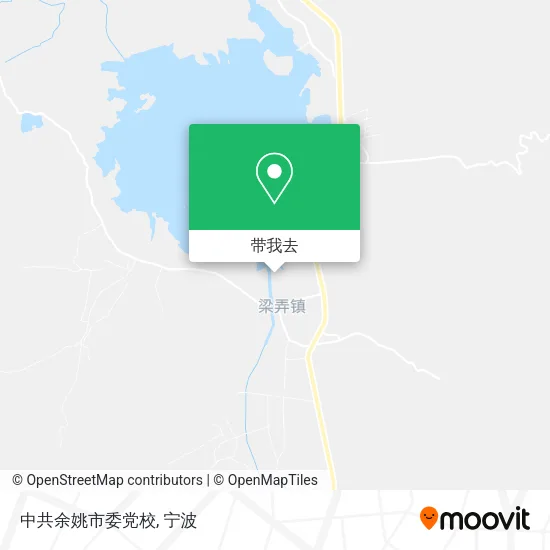 中共余姚市委党校地图