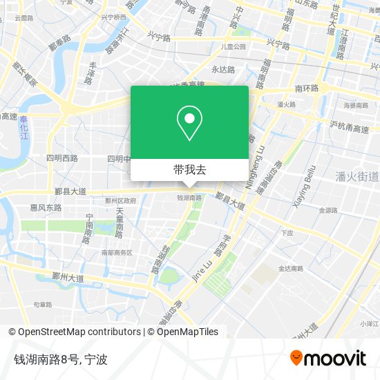 钱湖南路8号地图