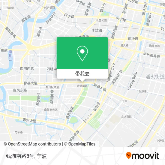 钱湖南路8号地图
