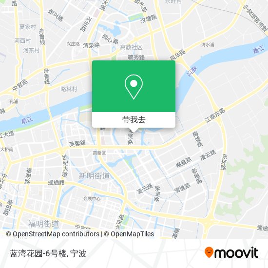 蓝湾花园-6号楼地图