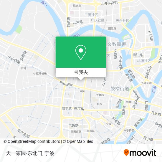 天一家园-东北门地图