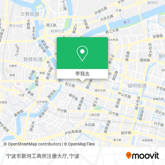 宁波市新河工商所注册大厅地图
