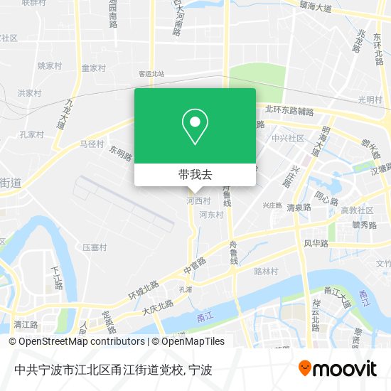 中共宁波市江北区甬江街道党校地图