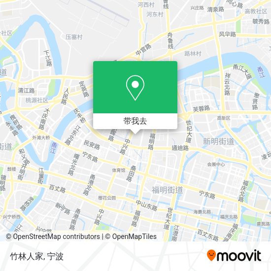 竹林人家地图