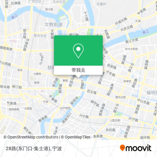 28路(东门口-集士港)地图