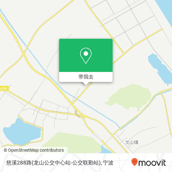慈溪288路(龙山公交中心站-公交联勤站)地图