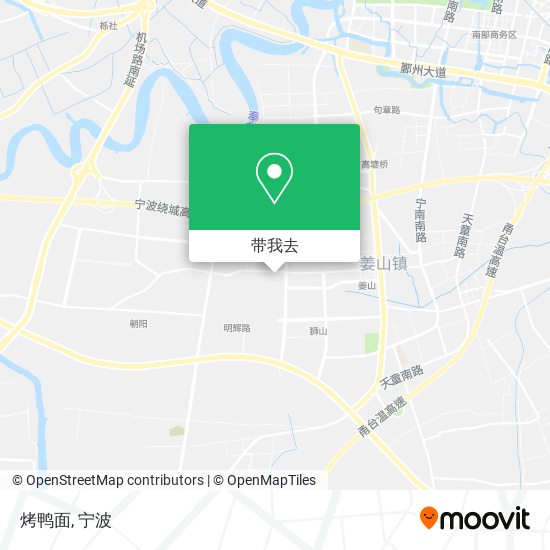 烤鸭面地图