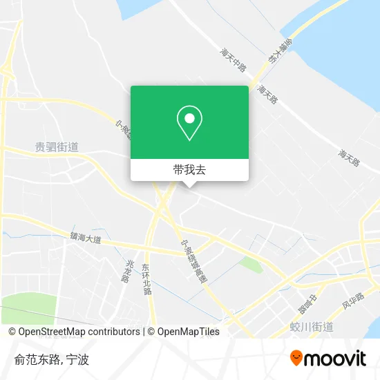 俞范东路地图