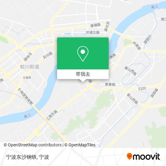宁波东沙钢铁地图