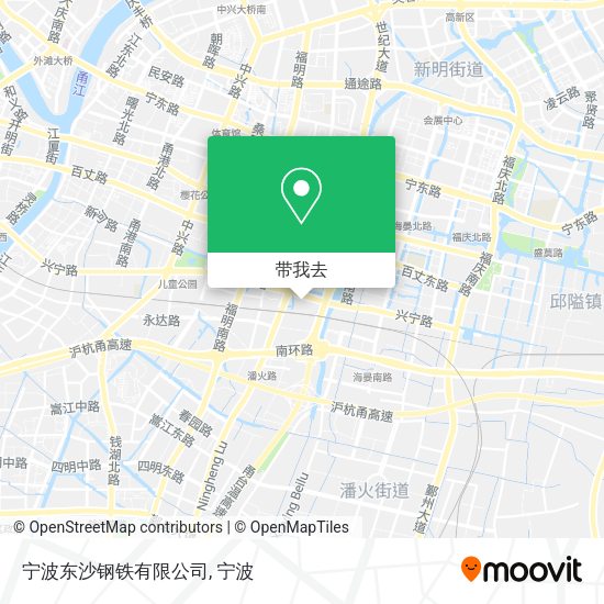 宁波东沙钢铁有限公司地图