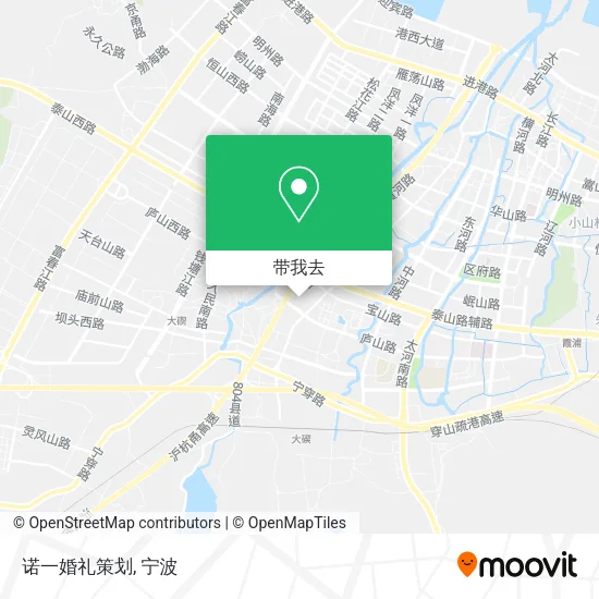 诺一婚礼策划地图