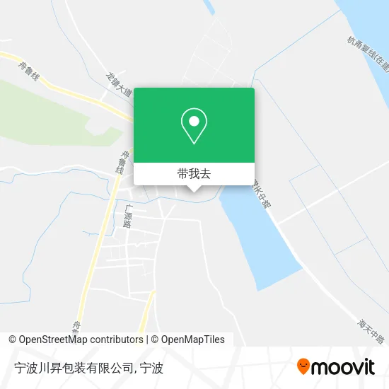 宁波川昇包装有限公司地图