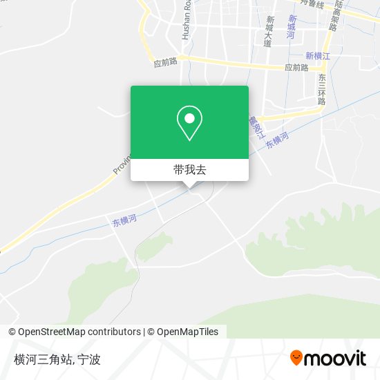 横河三角站地图