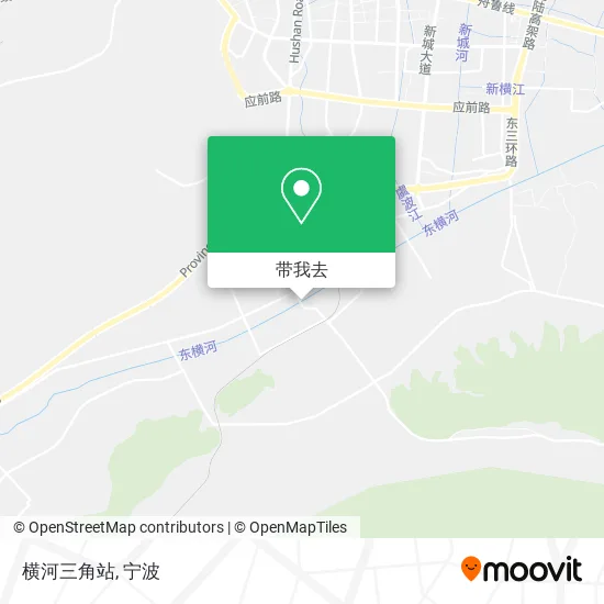 横河三角站地图