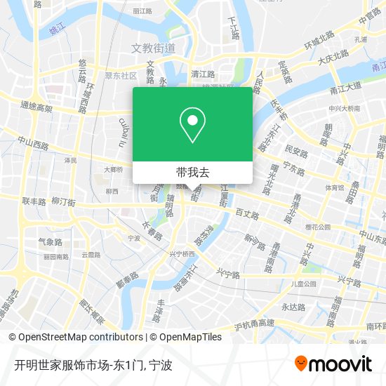 开明世家服饰市场-东1门地图