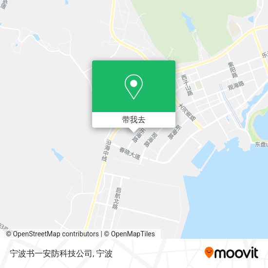 宁波书一安防科技公司地图