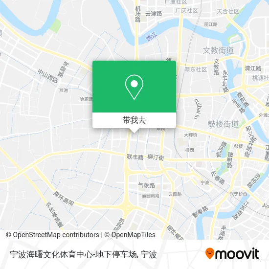 宁波海曙文化体育中心-地下停车场地图