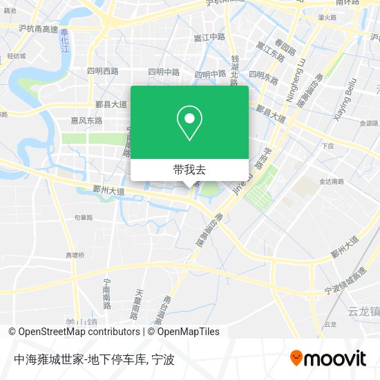 中海雍城世家-地下停车库地图