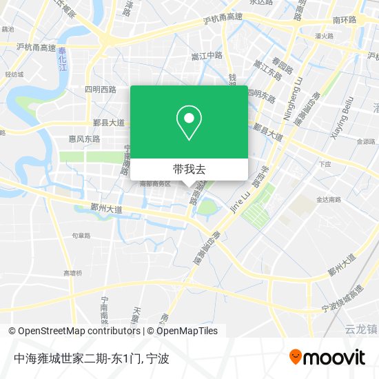 中海雍城世家二期-东1门地图