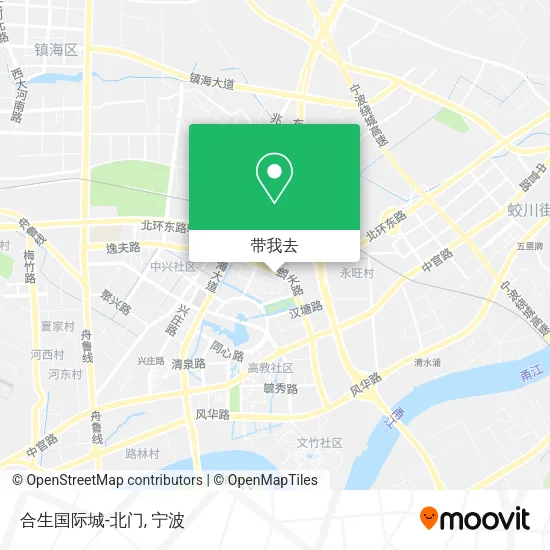 合生国际城-北门地图