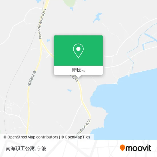南海职工公寓地图
