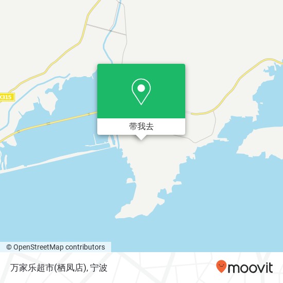 万家乐超市(栖凤店)地图