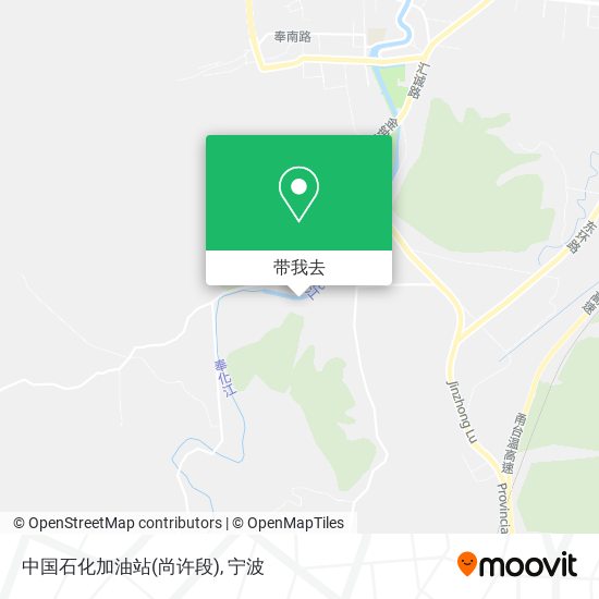 中国石化加油站(尚许段)地图