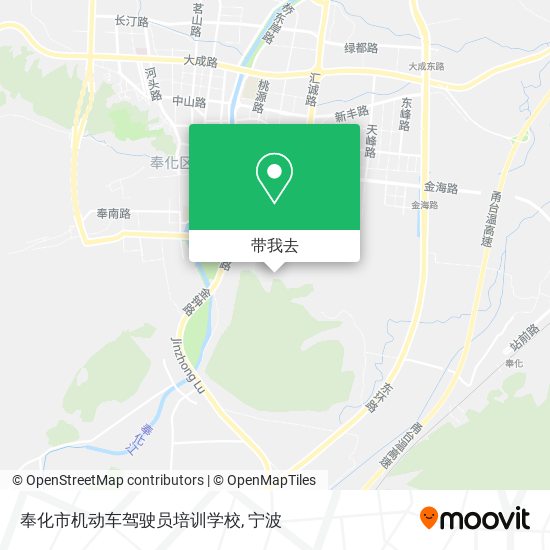 奉化市机动车驾驶员培训学校地图