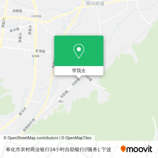 奉化市农村商业银行24小时自助银行(f服务)地图