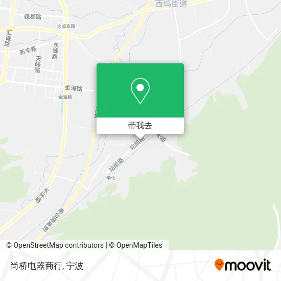 尚桥电器商行地图