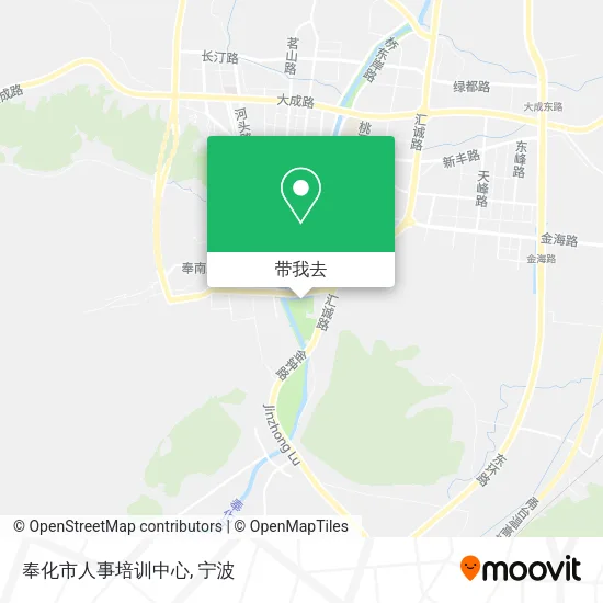 奉化市人事培训中心地图