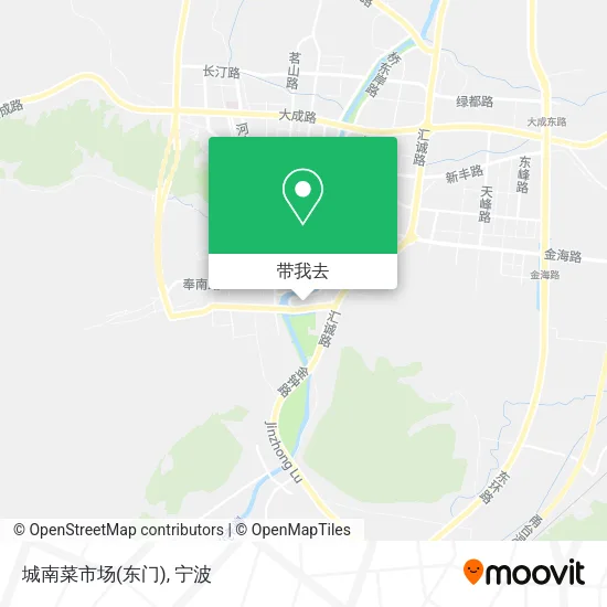 城南菜市场(东门)地图