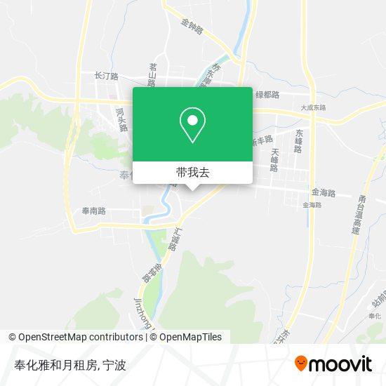 奉化雅和月租房地图