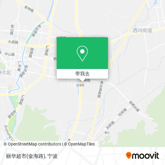 丽华超市(金海路)地图
