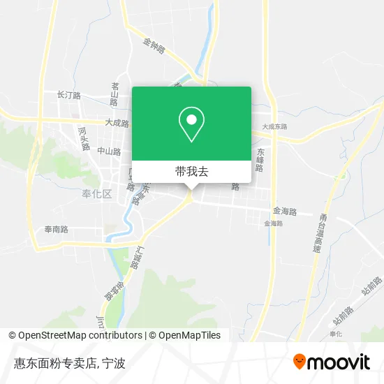 惠东面粉专卖店地图