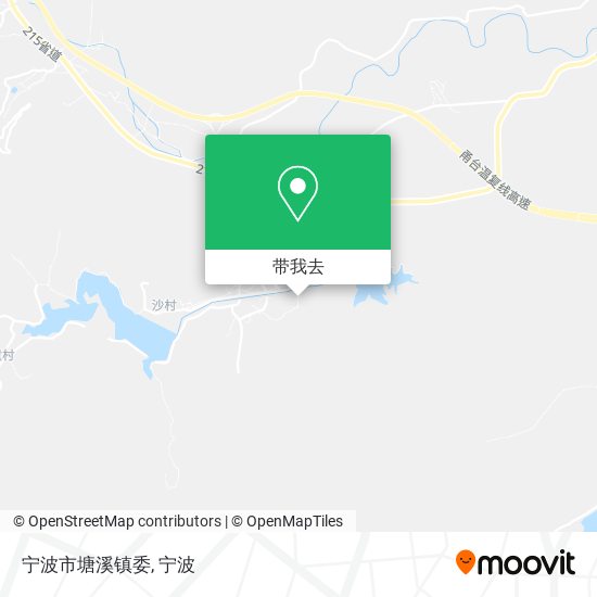 宁波市塘溪镇委地图