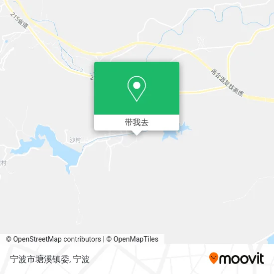宁波市塘溪镇委地图