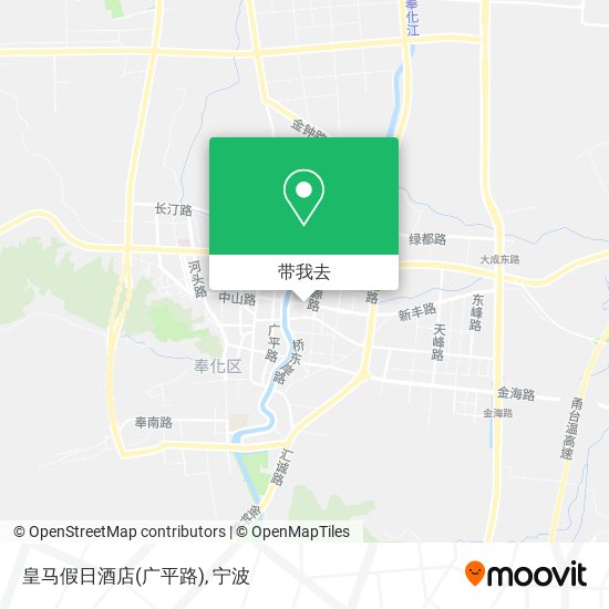 皇马假日酒店(广平路)地图