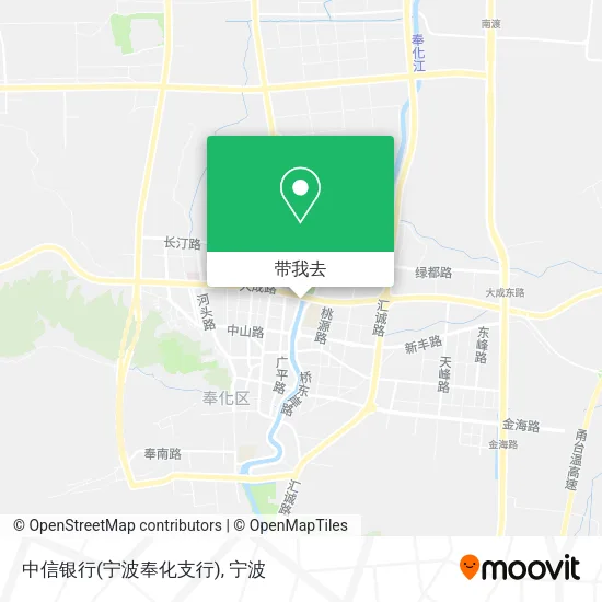 中信银行(宁波奉化支行)地图