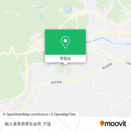 丽人港美容养生会所地图