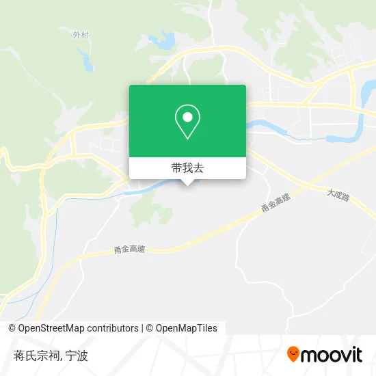 蒋氏宗祠地图