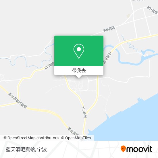 蓝天酒吧宾馆地图