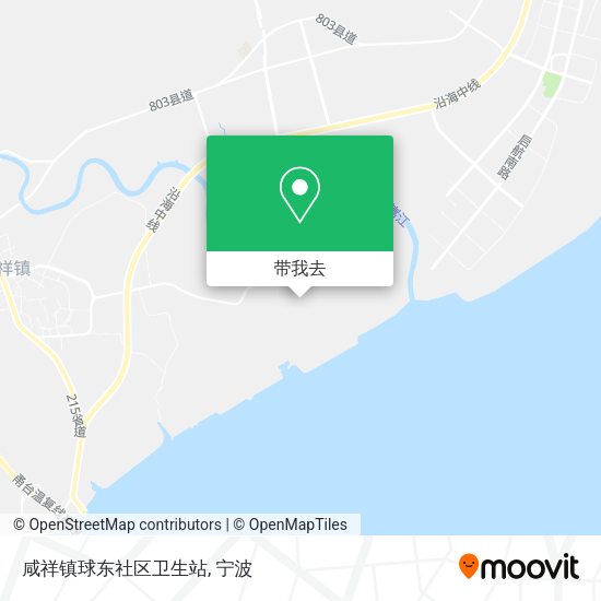 咸祥镇球东社区卫生站地图