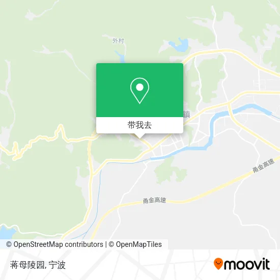 蒋母陵园地图